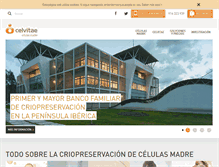 Tablet Screenshot of celvitae.es